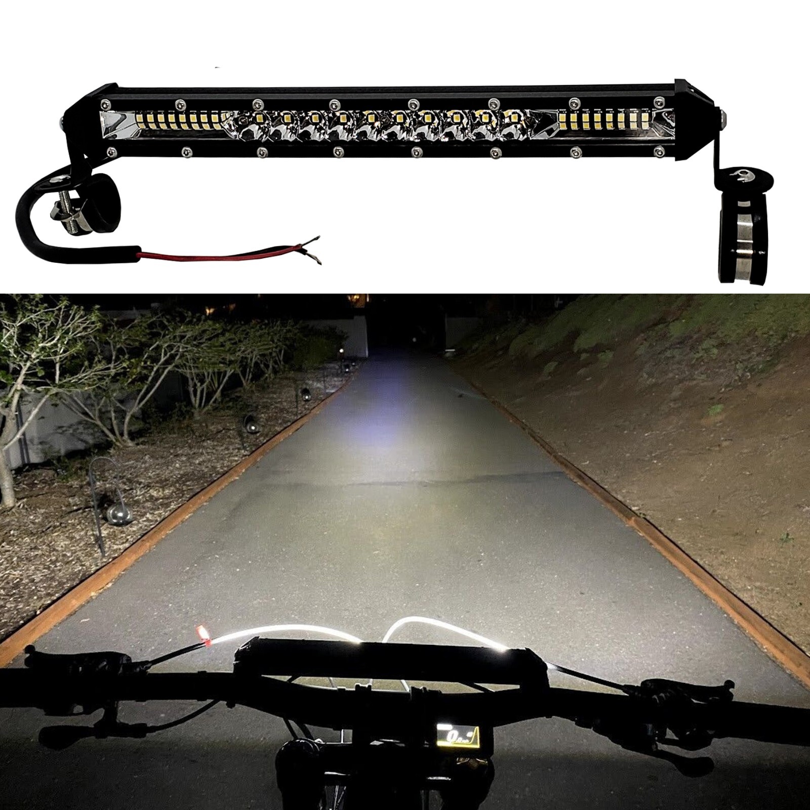 E Bike LED Light Bar headlight bicycle Shimano E5000, E7000, E6100, E6110 EP8