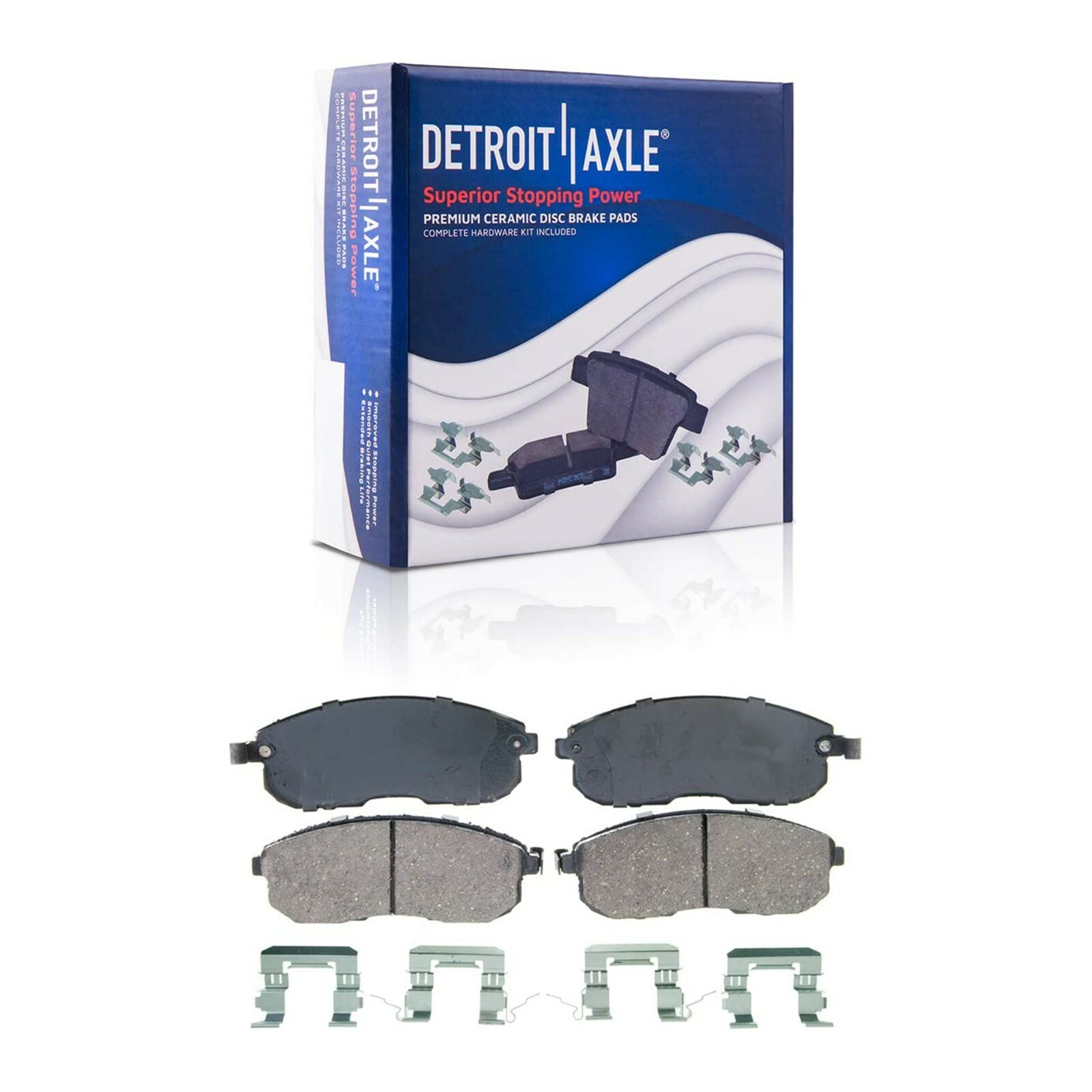 Front & Rear Ceramic Brake Pads for Infiniti G35 Nissan 350Z Juke Sentra Altima