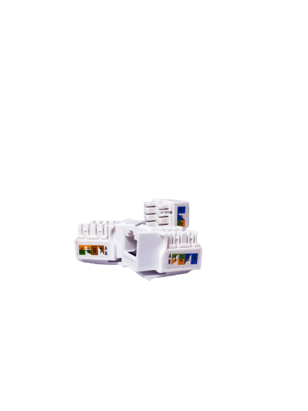 25/50/1000 Lot CAT6 Keystone Jack White Ethernet 110 Punch Down 8P8P RJ45 Cat6