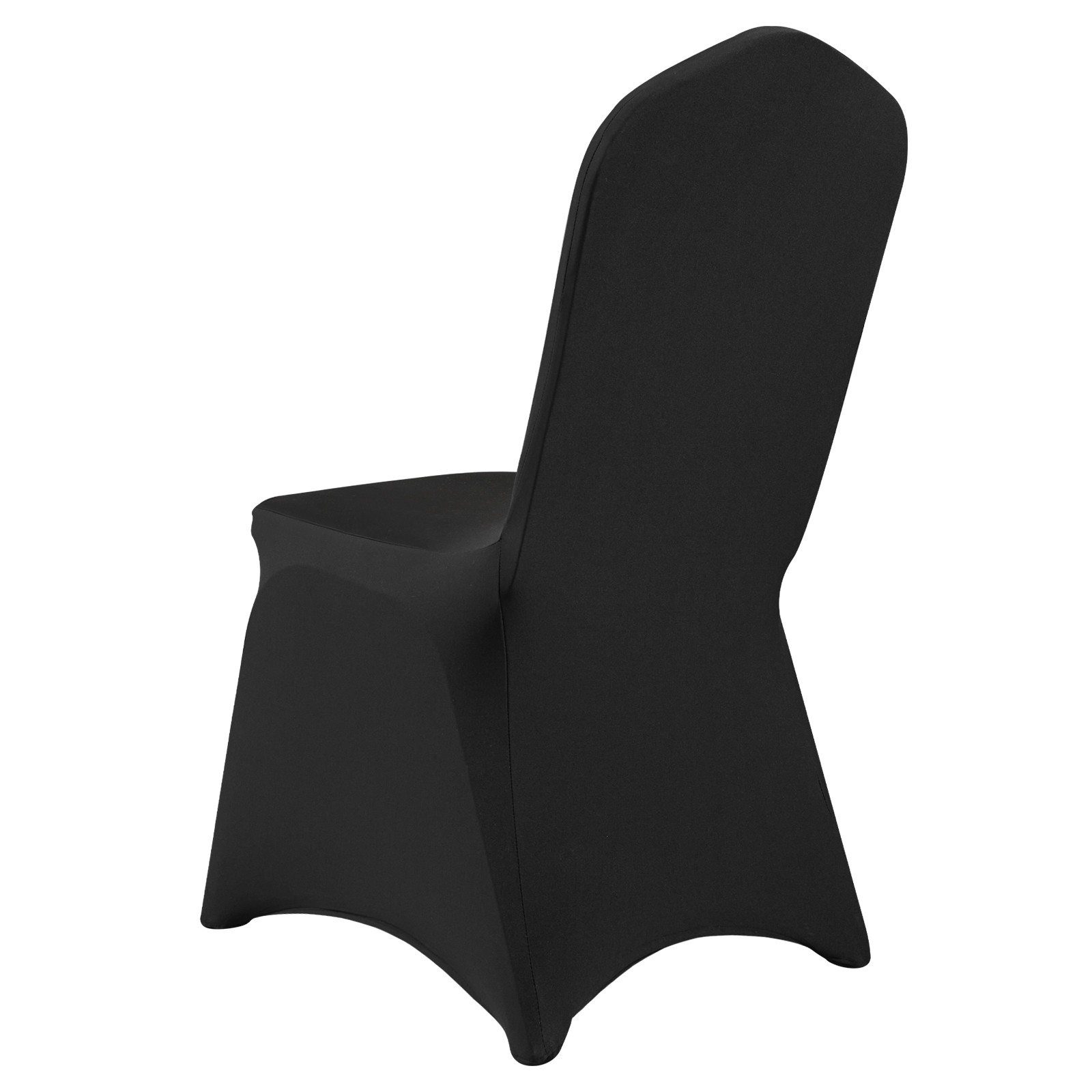 VEVOR 50PCS Black Stretch Spandex Folding Chair Covers for Wedding Party Dining