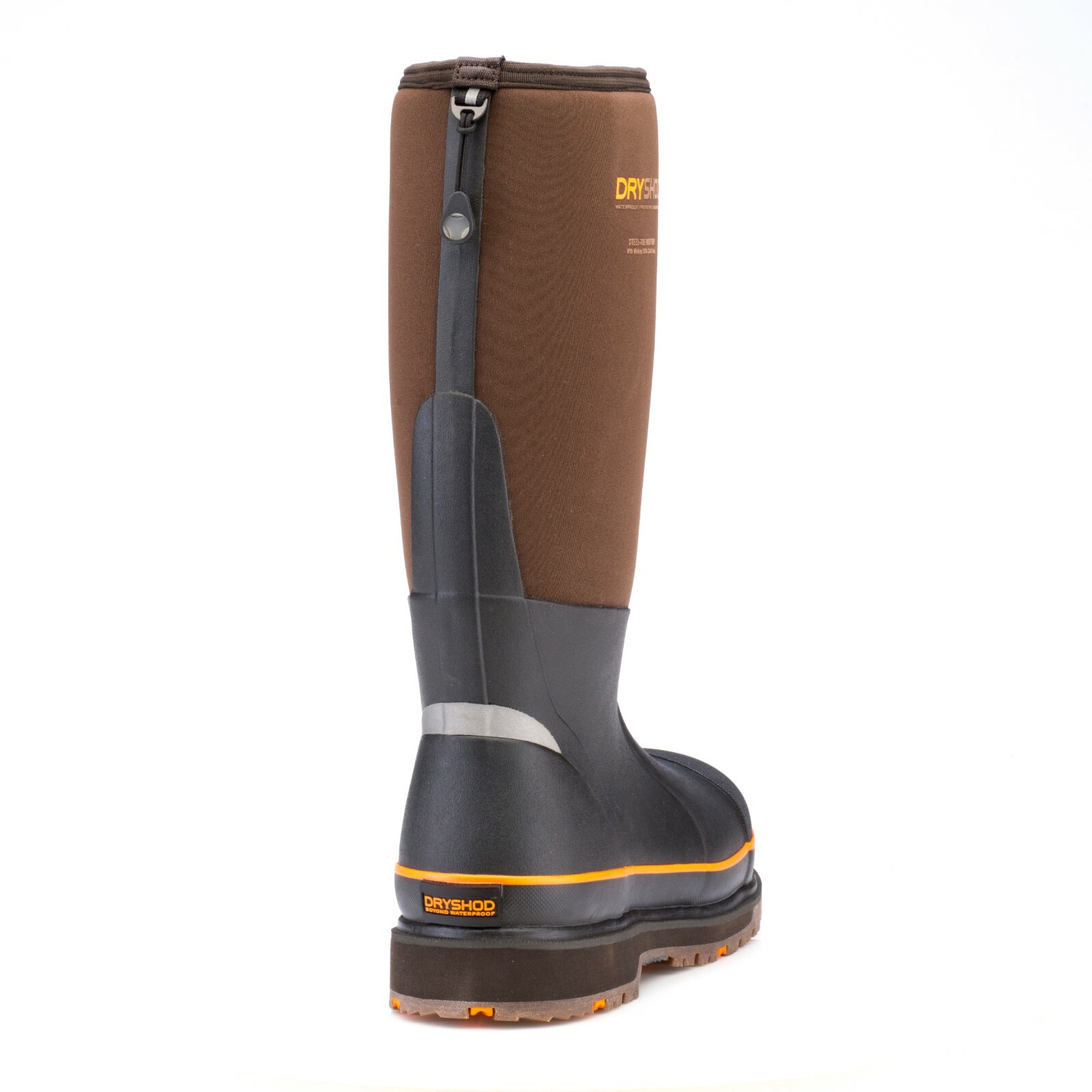 Dryshod Men's Size 7 Steel Toe Rugged Waterproof Work Safety Boot STT-UH-BR