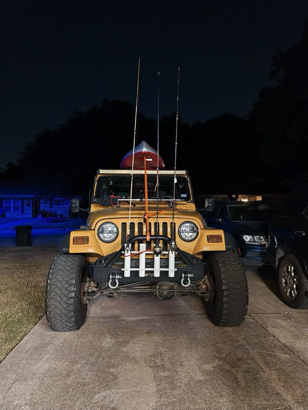 Fishing Rod Holder CLAMP2 Pontoon SeaDoo Switch ATV UTV Golf Cart Brush Rail