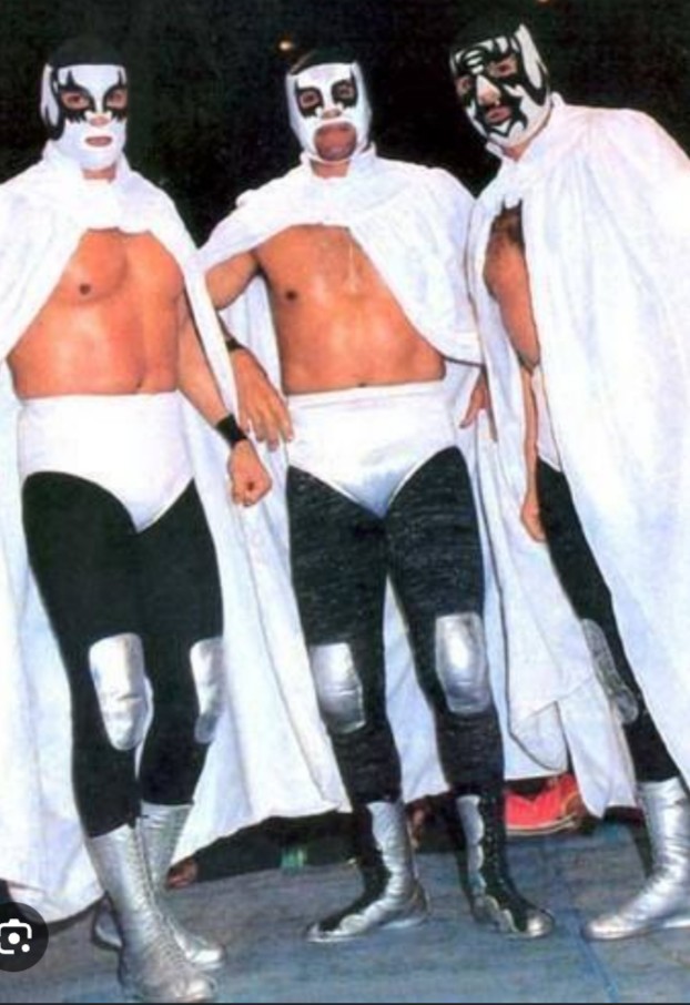 Universo 2000. CMLL, AAA. Professional Mask in White and Black...