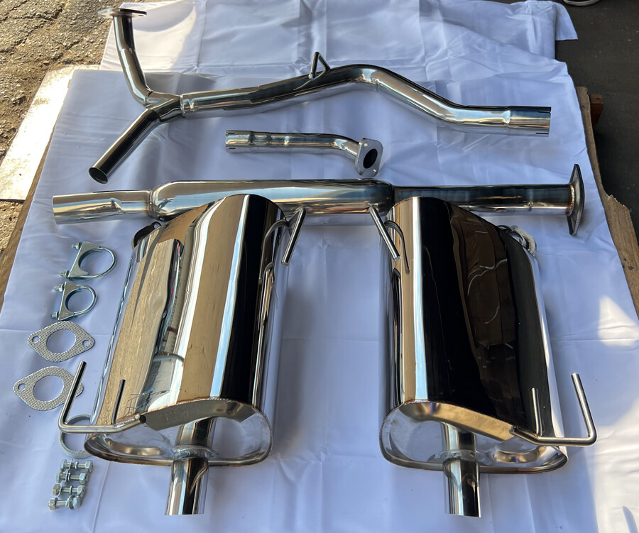 Exhaust Muffler Kit w/ Resonator Y pipe for 2009-2013 Subaru Forester 2.5L