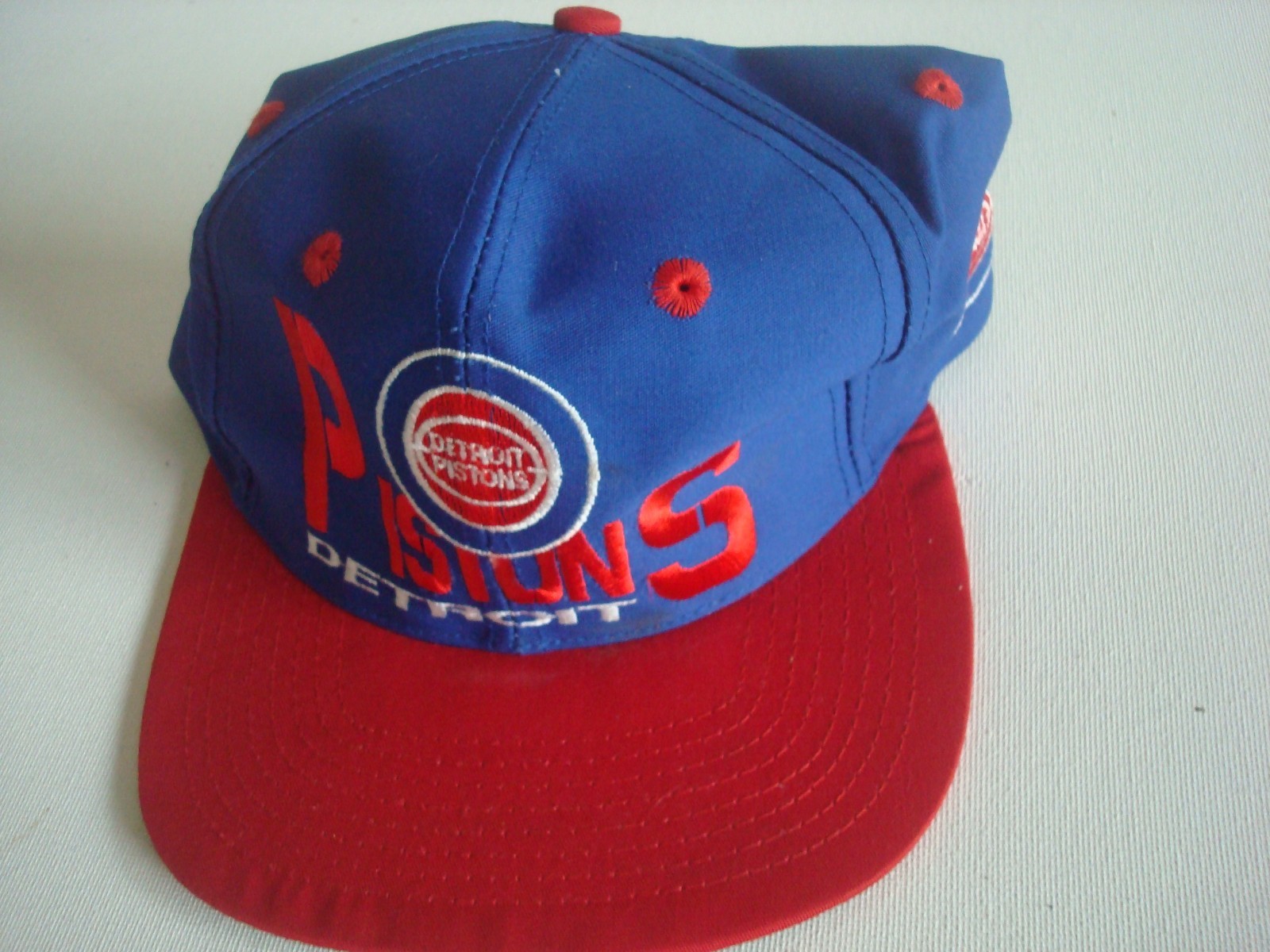 DETROIT PISTONS SNAPBACK G-CAP    CAP HAT 90S VINTAGE  M3
