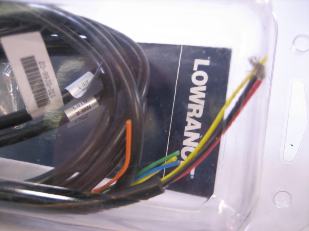 Lowrance HDS Carbon Gen3 Elite-Ti Hook Power Cable 000-0127-49 PC30-RS422 (NEW)