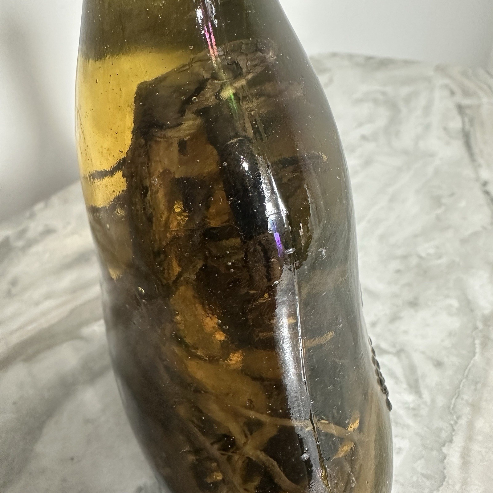 Cobra Snake And A Scorpion In A Glass Bottle 7" Tall - Snake Wine?