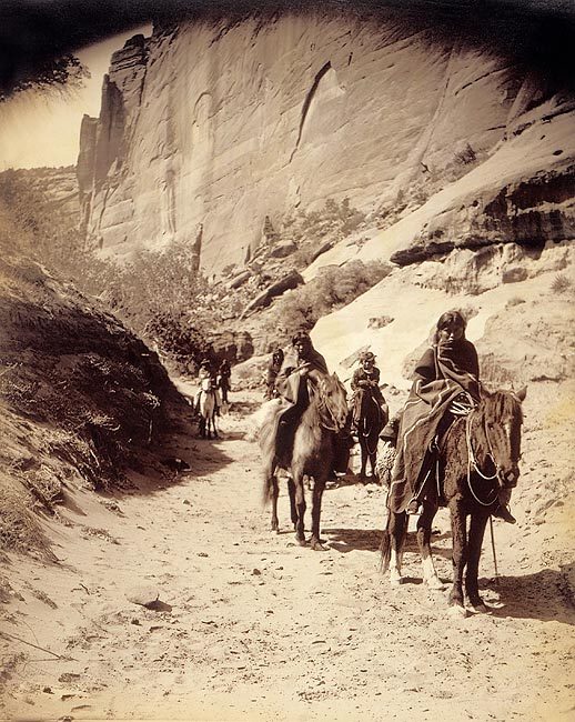NAVAJO INDIAN BAND EDWARD S. CURTIS 1904 8x10 SILVER HALIDE PHOTO PRINT