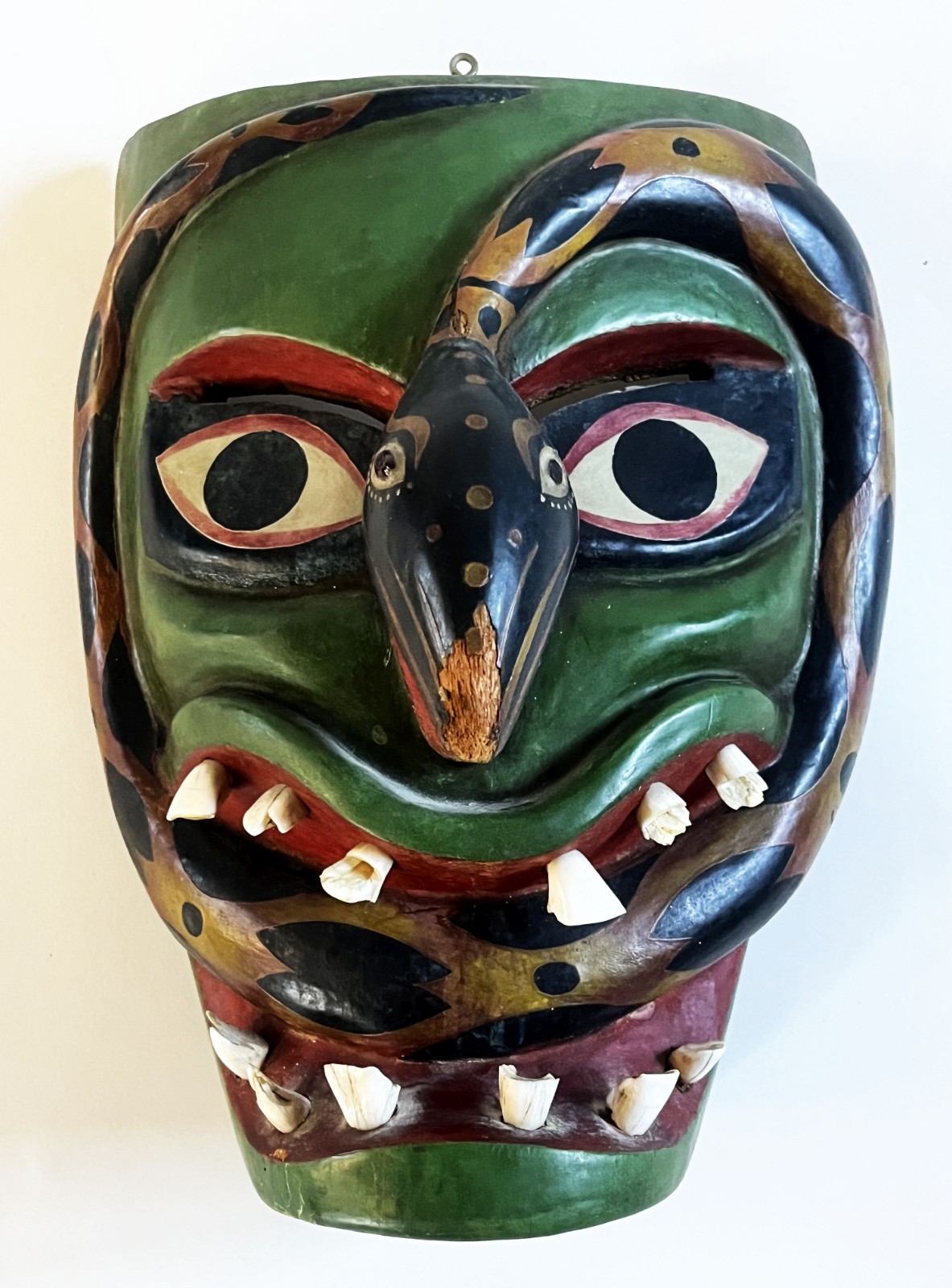 VICTORIANO SALGADO URUAPAN MICHOACAN XL 11" FECUNDIDAD FERTILITY WOOD MAQUE MASK