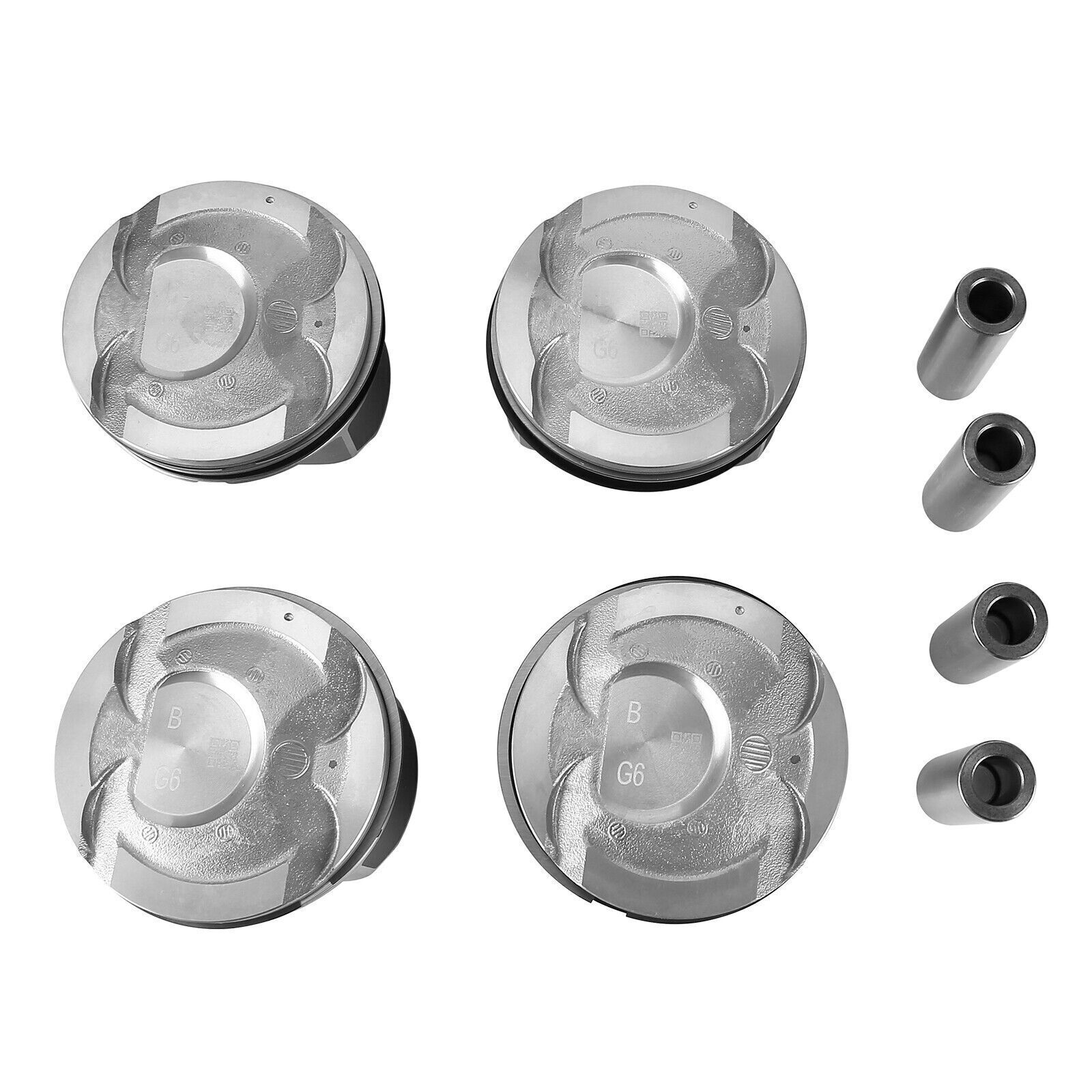 OVERSIZE +0.5MM Piston & Ring Set For Hyundai Kia Accent Rio 1.6L DOHC 2012-2016