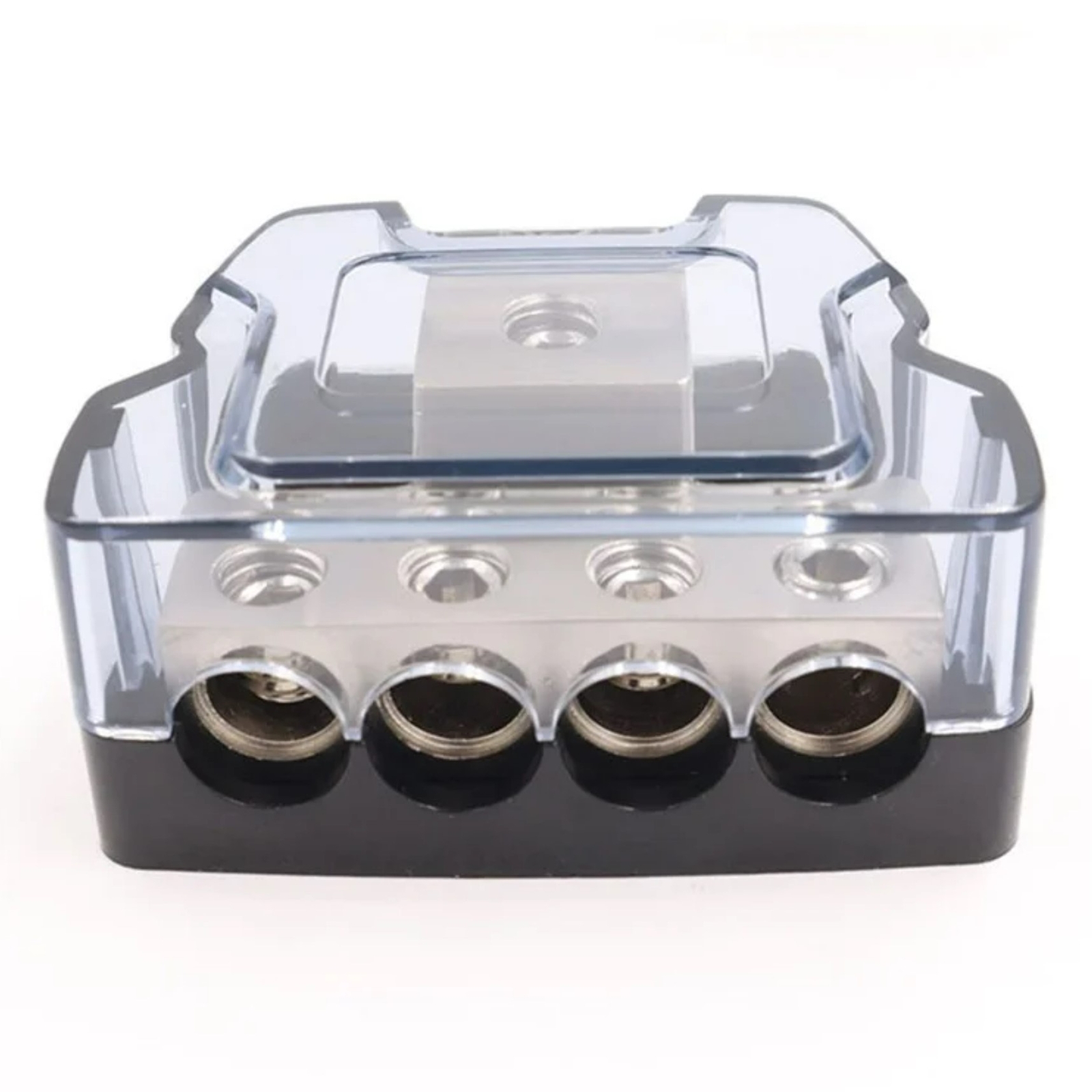 4 Way Distribution Block 0-4 AWG In, 4-10 AWG Out Car Audio Amp Power or Ground