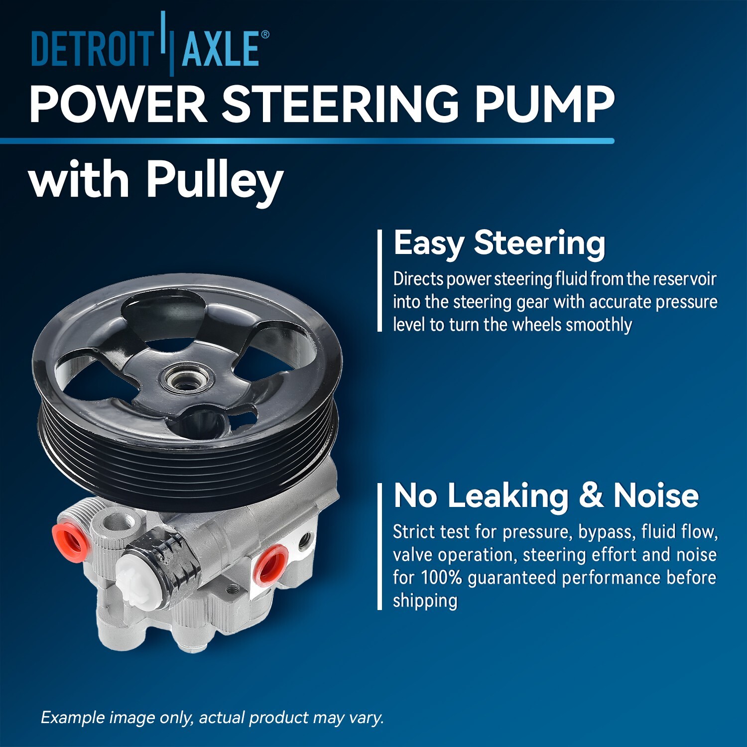 Power Steering Pump with Pulley for 2009 2010 - 2012 Nissan Altima Maxima Murano