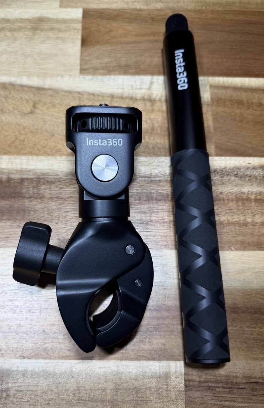 Insta360 Heavy Duty Clamp MotorCycle Mount + 114cm Invisible Stick Kit