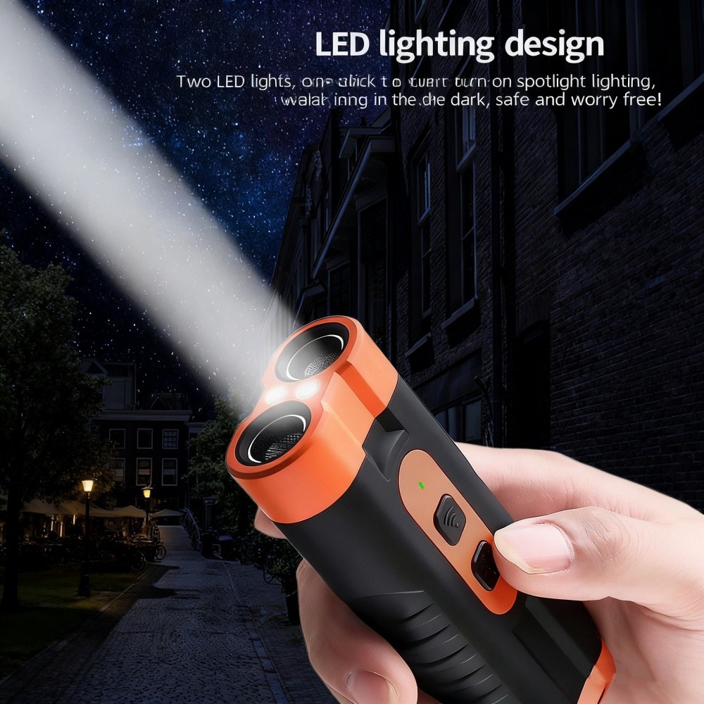 2pcs Portable Ultrasonic Dog Repeller Stop Barking Anti Bark Device Rechargeable