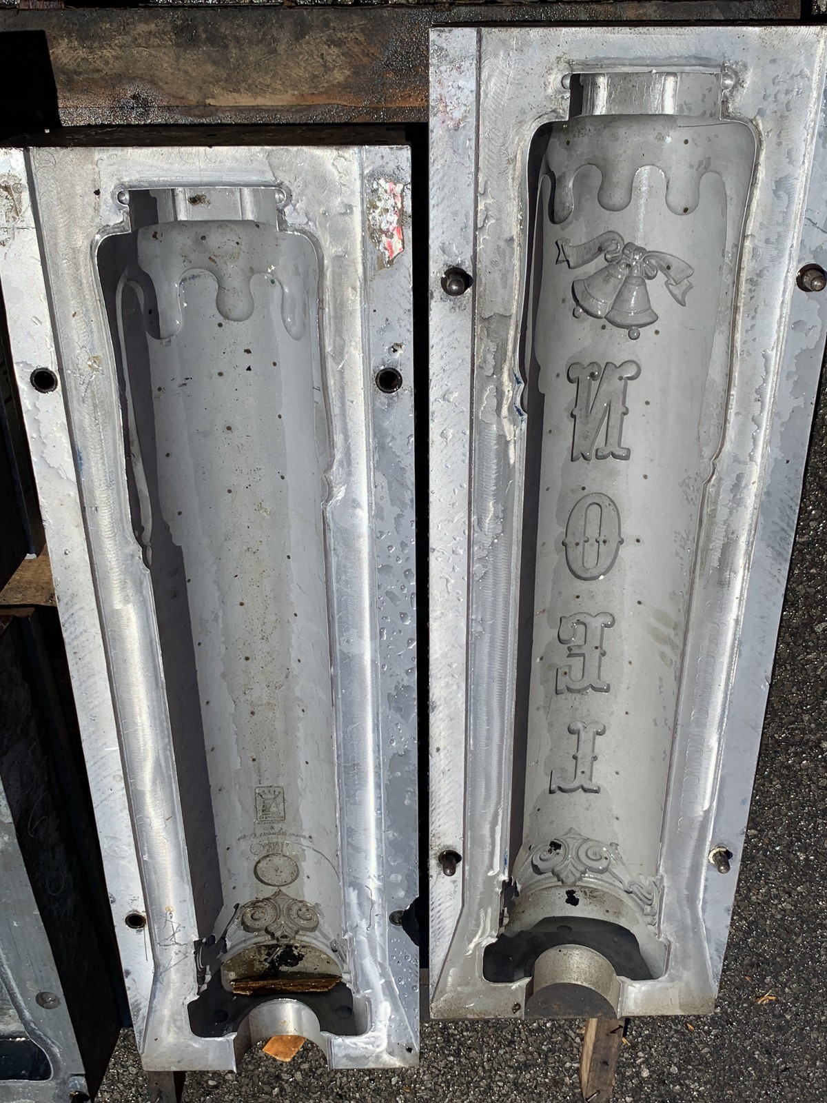 Noel Candle Christmas Blow Mold For Plastic Molds