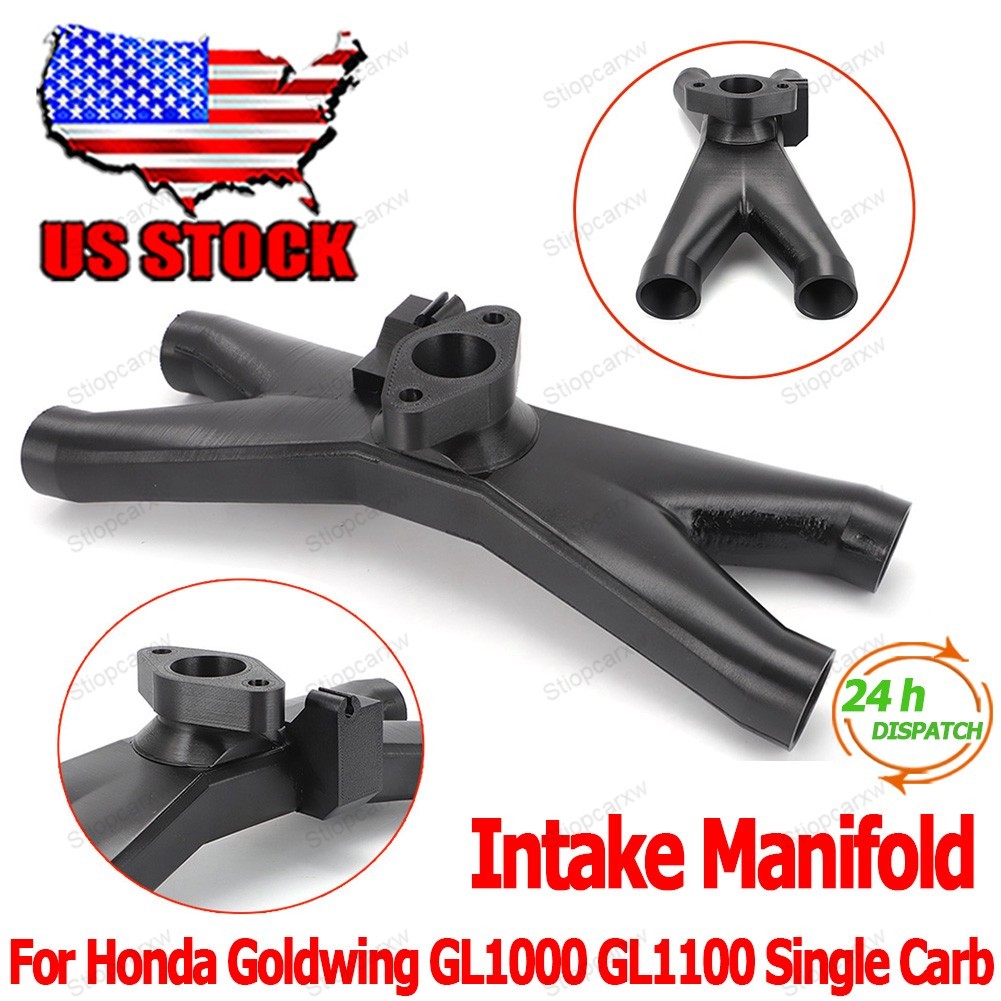 Carb Intake Manifold For Honda Goldwing GL1000 GL1100 1975-83 Single Carburetor
