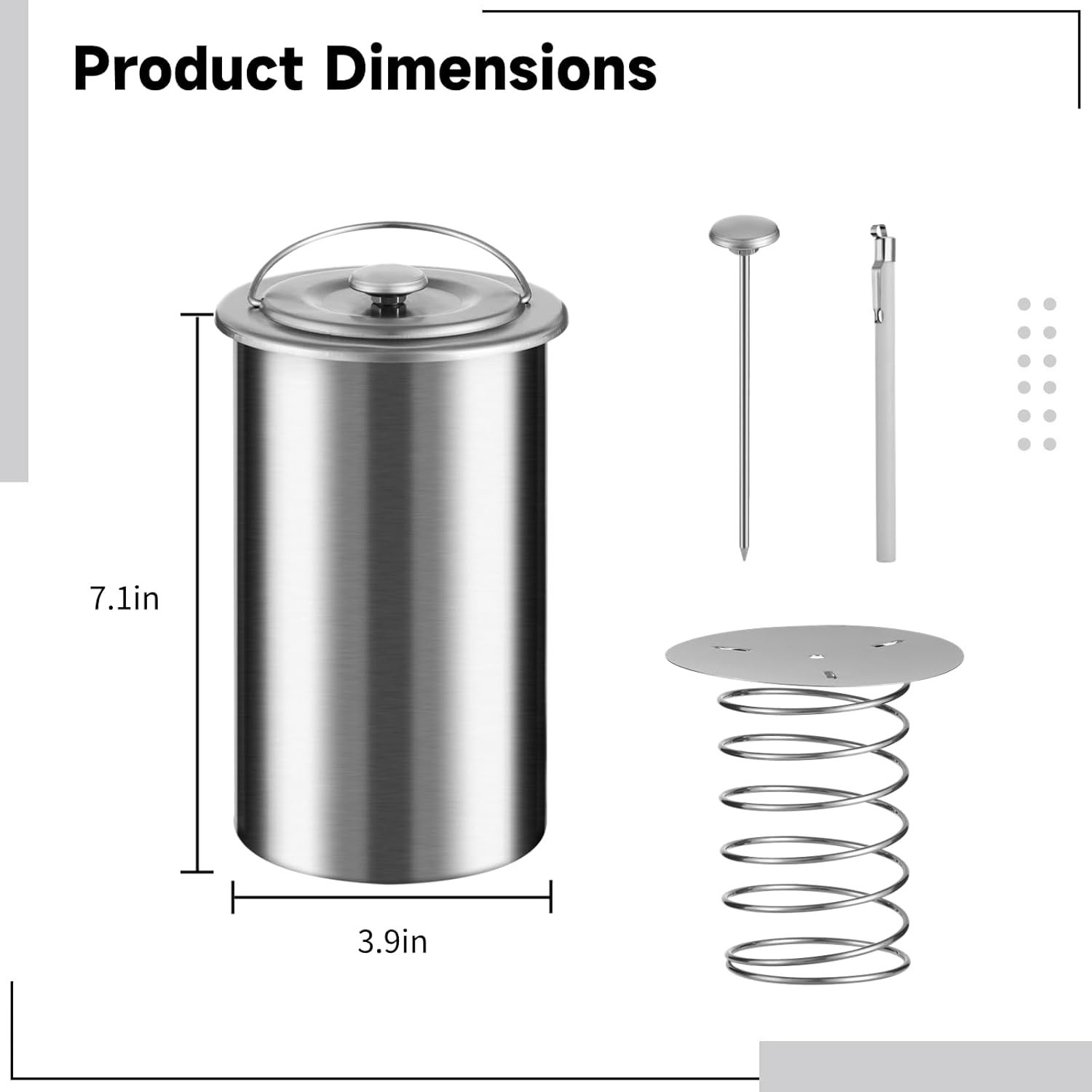 Ham Maker Meat Press Stainless Steel Sandwich Cooker for Deli Meats Lunch Mold