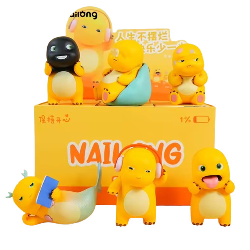 (Box of 6) Milk Dragon Nailong Collection LARGE Figure Toy Blind Box (6 Styles)