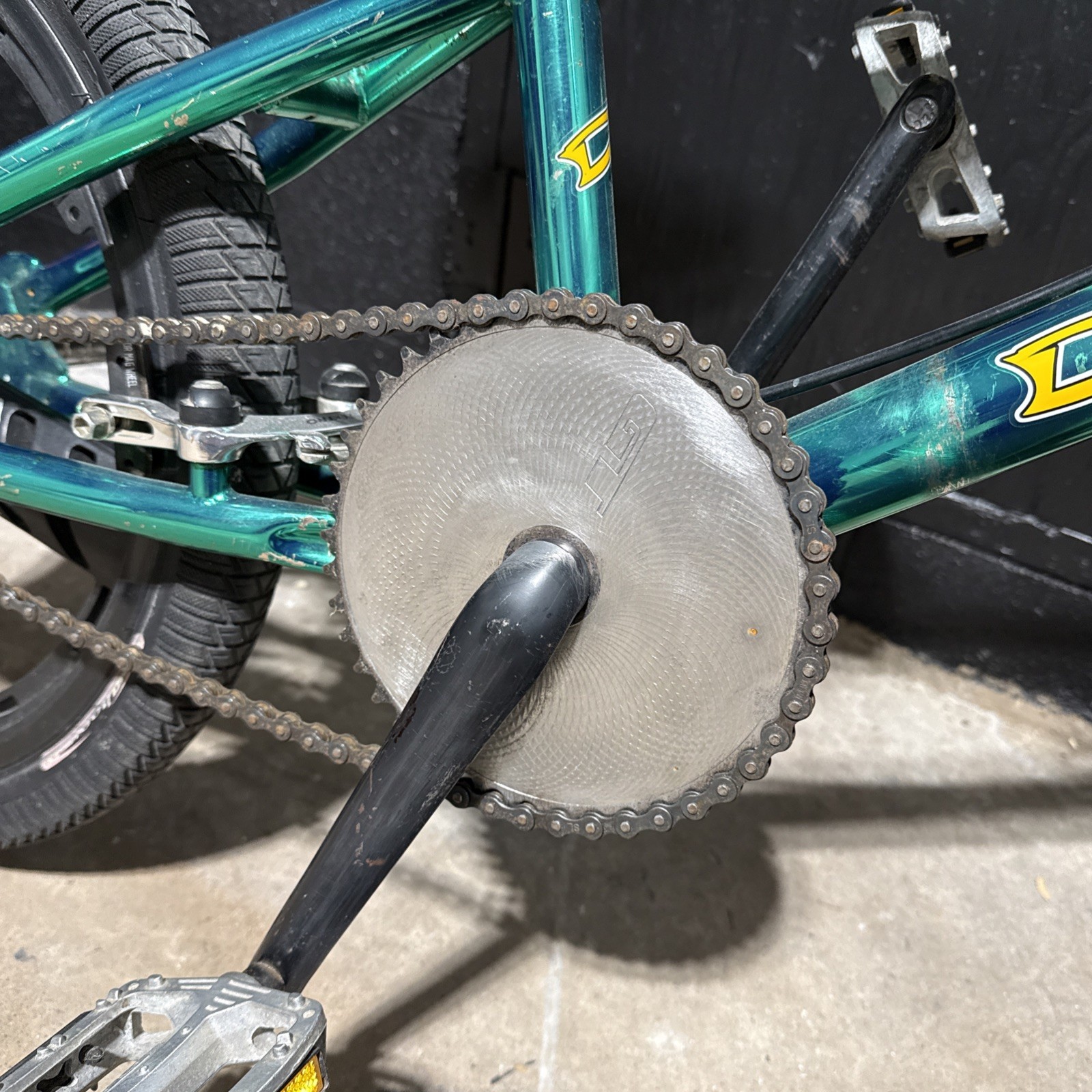 Dyno Air 2000 Gt Mags Freestyle Bike Metallic Green RARE Y2K Bmx Vintage