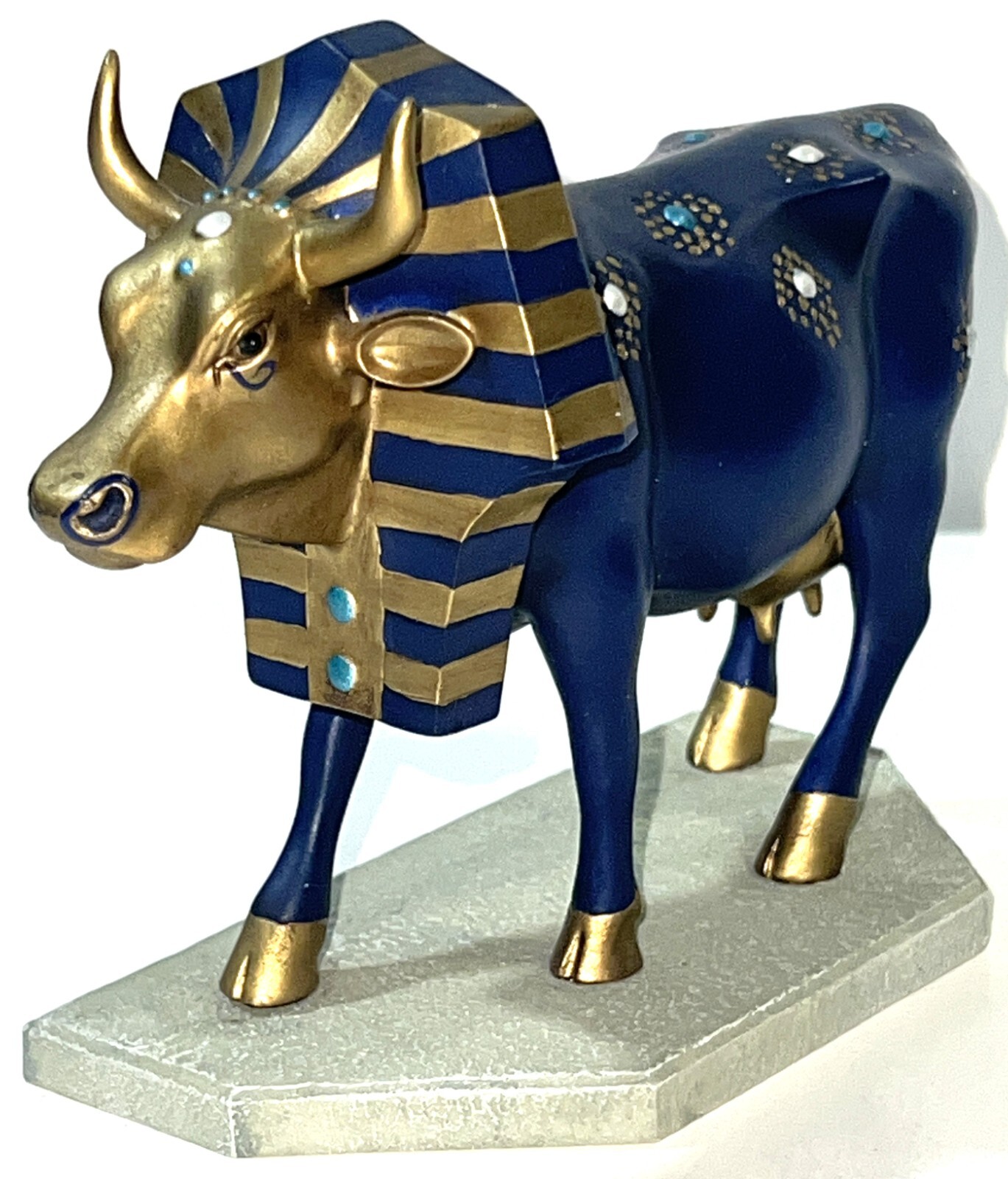VTG 2000 Cow Parade 9126 Tutancowmon 21371 Westland Egyptian King Tut Figure