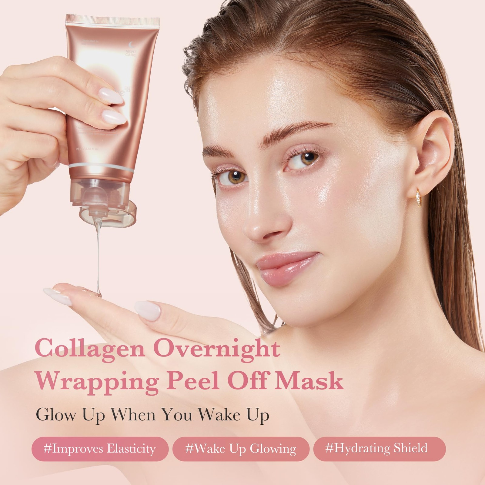 Medicube Collagen Overnight Wrapping Peel Off Mask - Elasticity & Hydration