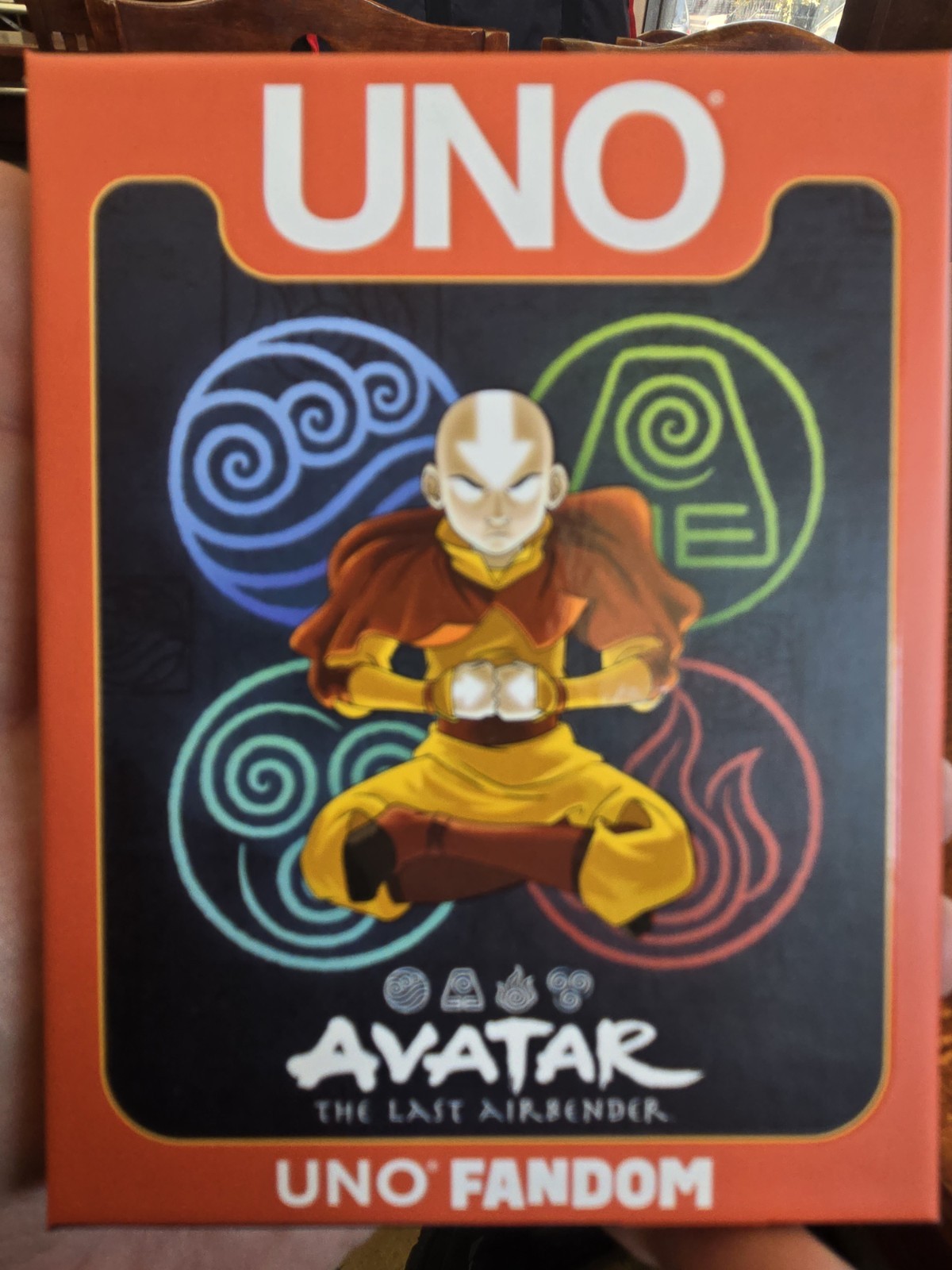 New & Sealed Avatar: The Last Airbender Exclusive UNO Fandom Game Deck Brand New
