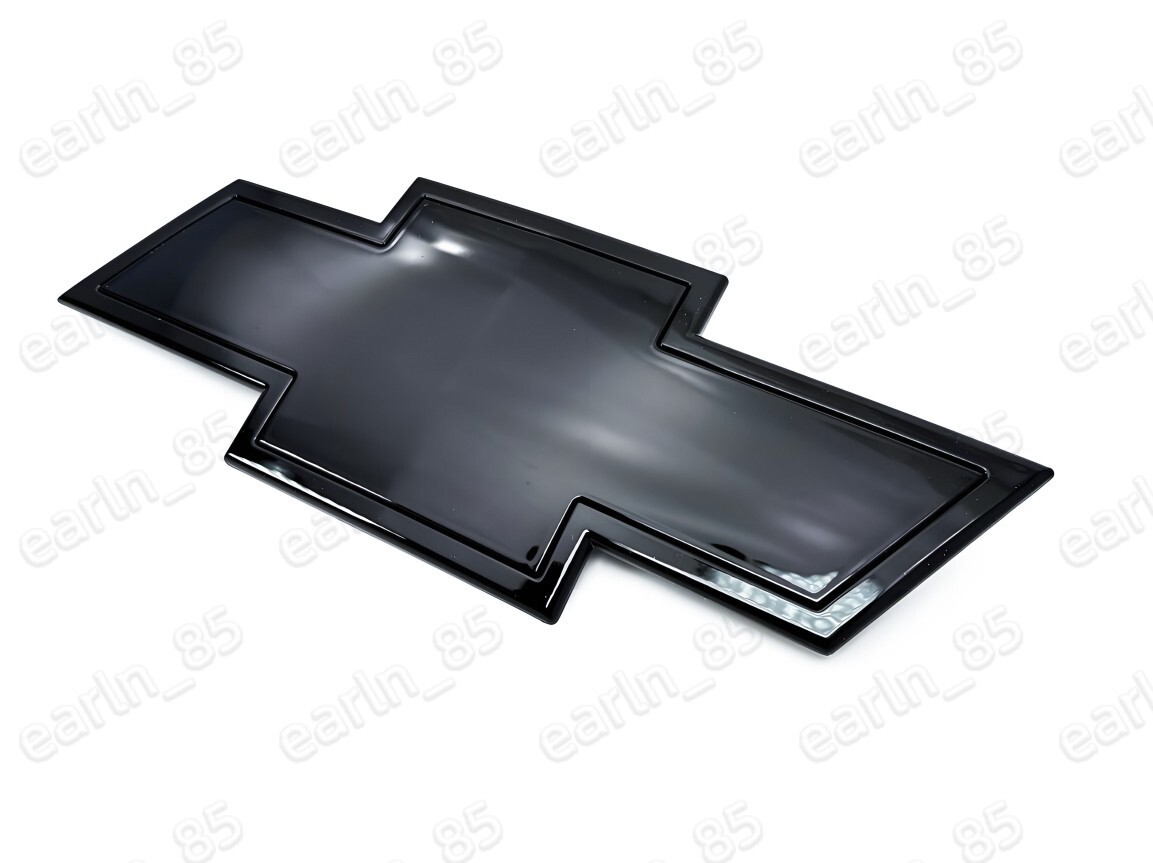 Front Bowtie Emblem GLOSS Black 2007-13 Silverado 1500 & 2007-2010 2500HD 3500HD