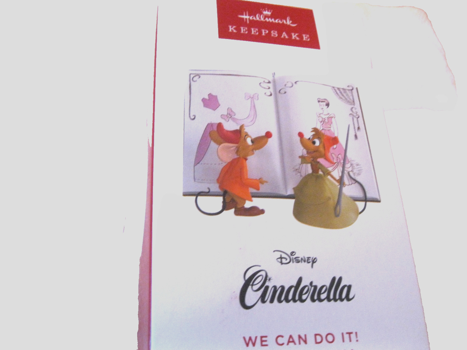 2025 Hallmark Disney WE CAN DO IT - DISNEY CINDERELLA - MICE