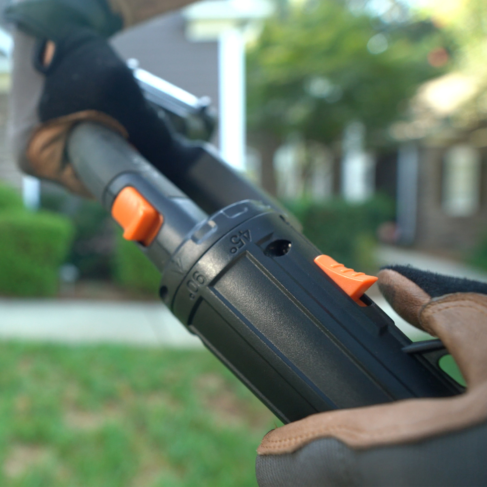 WORX WG252 Cordless 20V 2-in-1 Hedge Trimmer w/ Attachment Capabilities