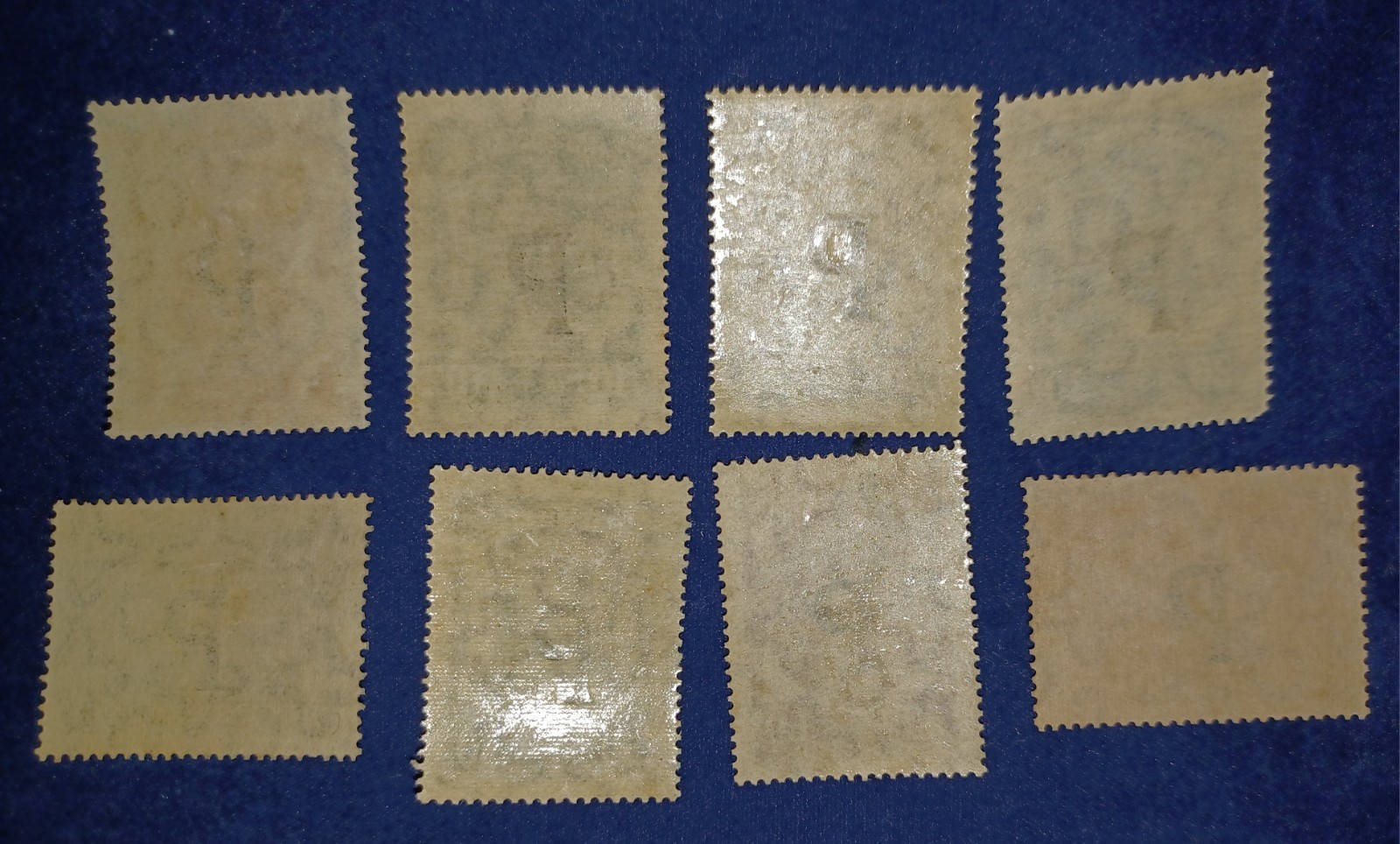 COLOMBIA 1923 AIRMAIL SCADTA - PANAMA P Ovpts - Sc#'s CLP56,57,59,60,61,62,63,64