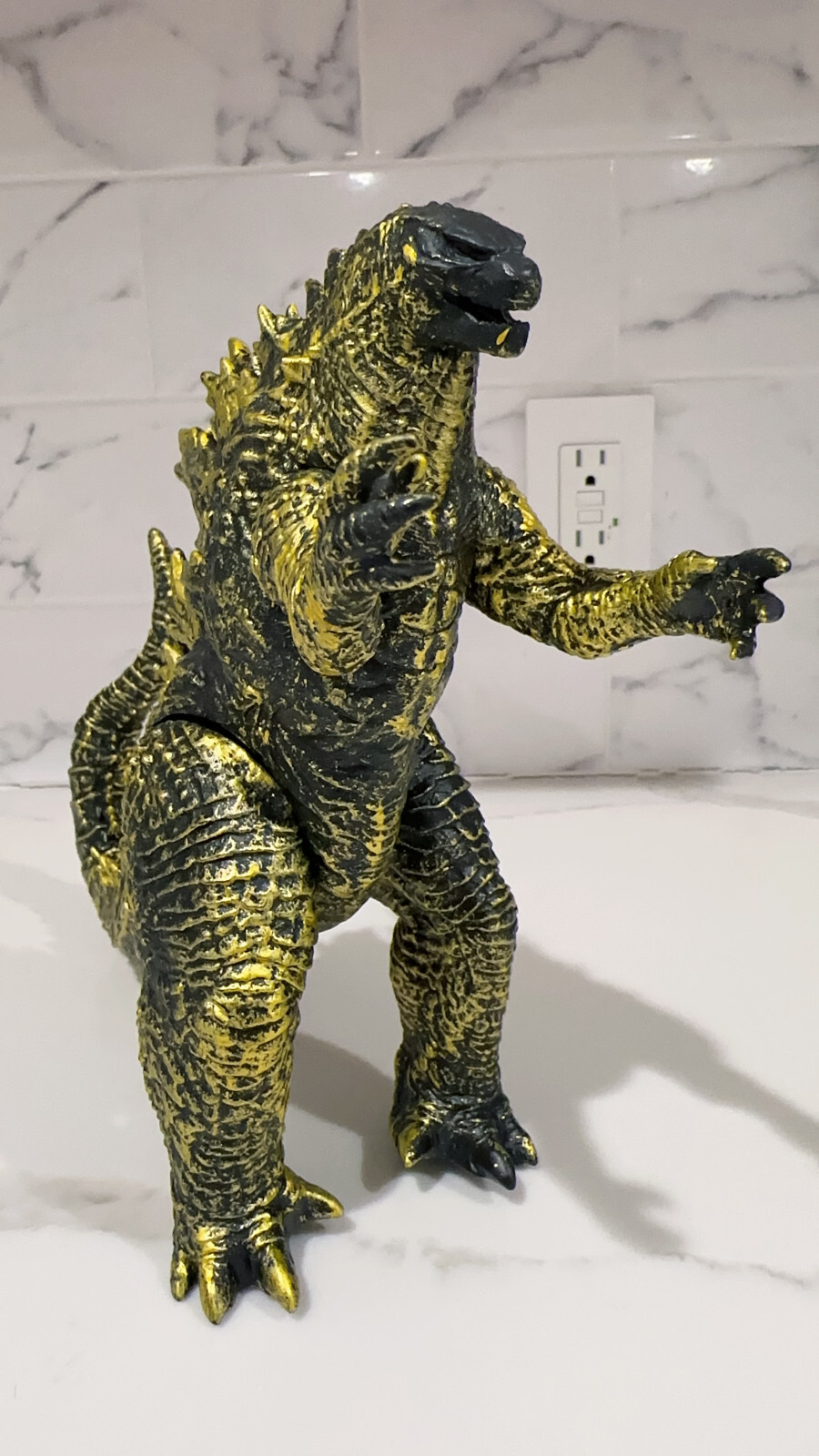 9" Bronze Gold Godzilla King of the Monster Action Figure Toy Bulk