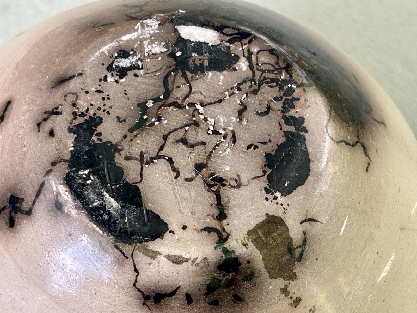 BH Pike Navajo Horse Hair Etchware Seed Pot 3″ x 4″ Signed 1990s Vintage