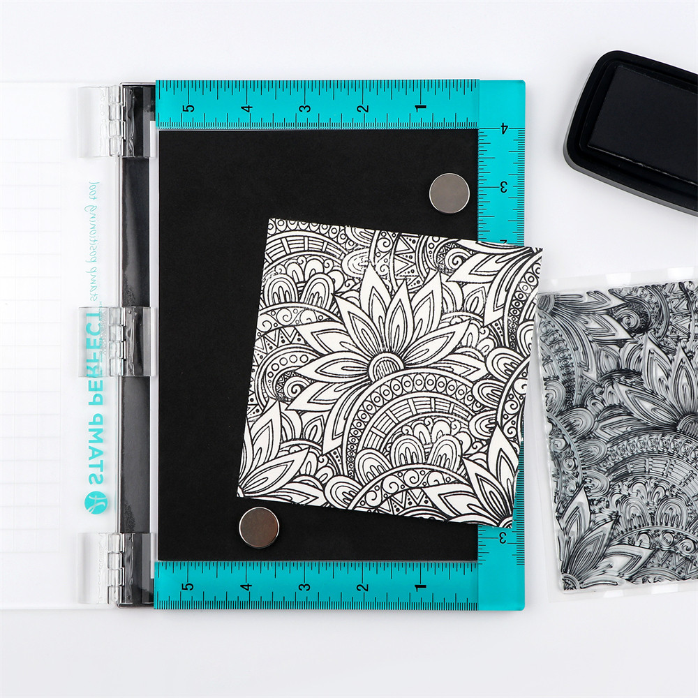 Stamp Positioning Tool Stamping Platform For DIY Scrapbooking Craft Card Making