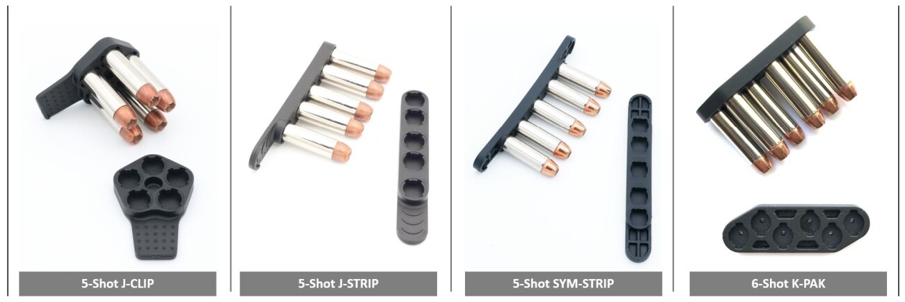 Zeta6 J-CLIP Speedloader for 5-Shot 38SP/357 Revolvers (2 Pack)