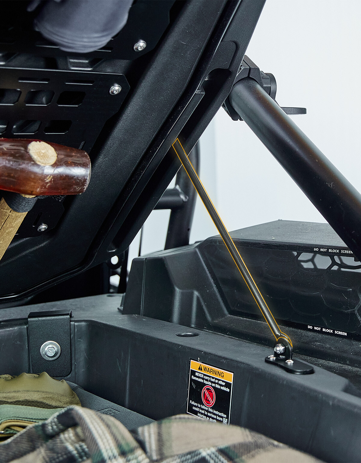 UTV Tonneau Cover Trunk Bed Enclosure Cover for Polaris RZR XP 1000/4 2024-2025