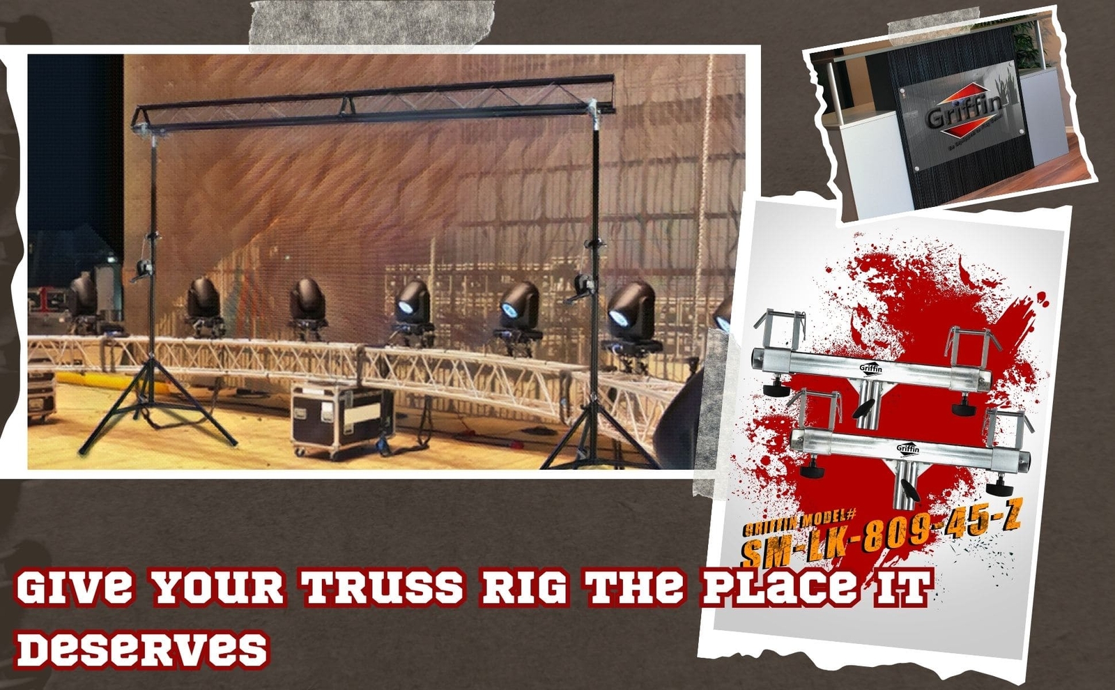 Truss T Bar Adapter Support Holder Brackets Square Triangle Trussing DJ Mounts