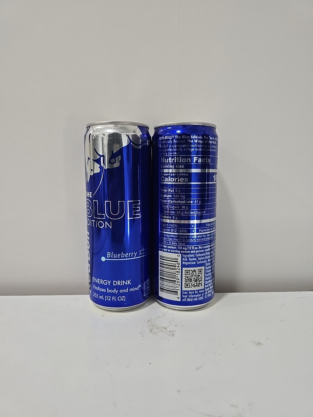 Rare Red Bull Blueberry - The Blue Edition 12 Oz - Discontinued