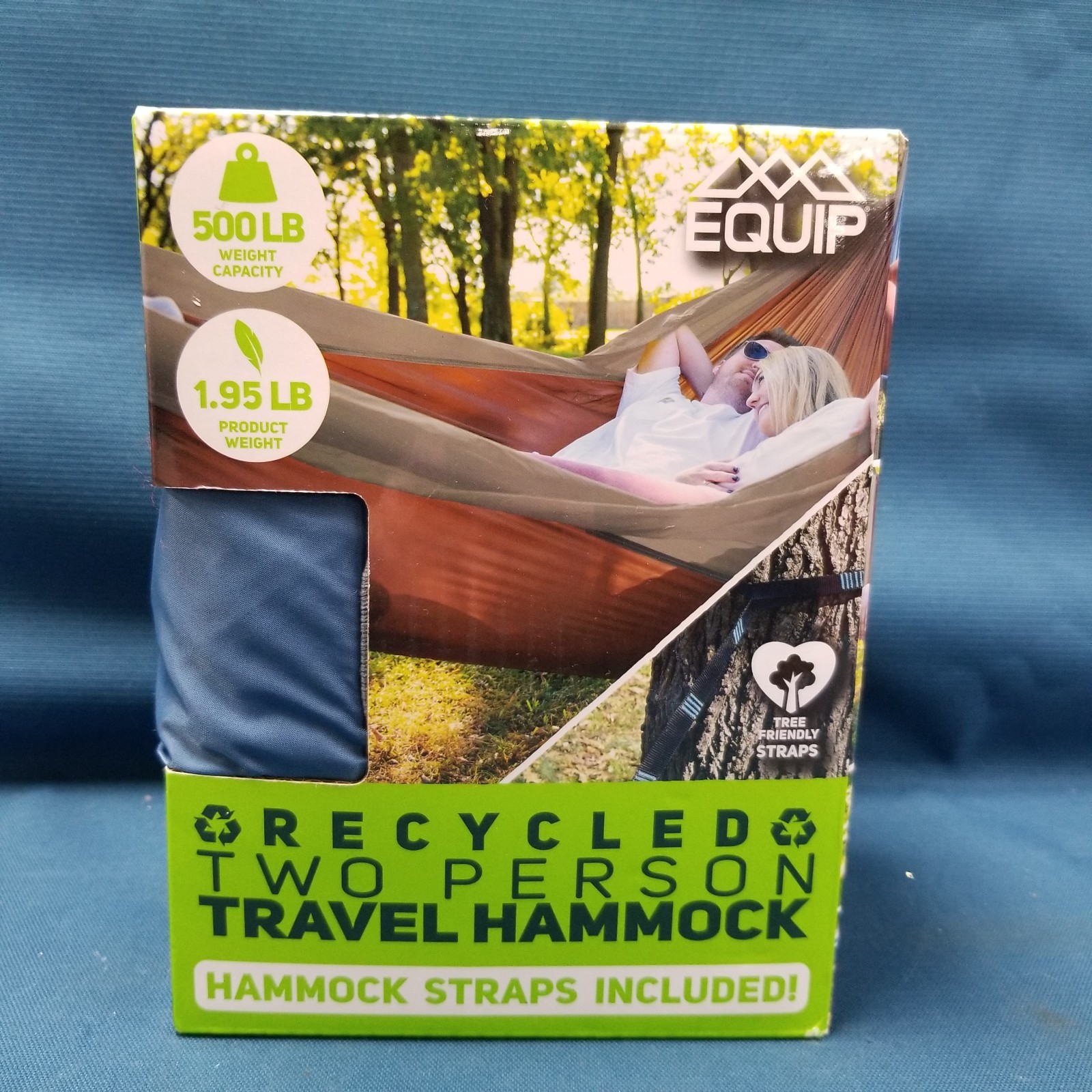 New In Packaging Equip Two Person Travel Hammock W/Straps
