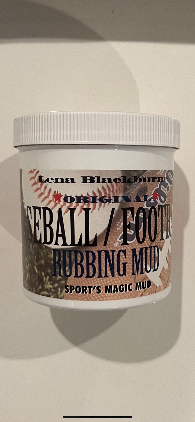 ⚾️Lena Blackburne Baseball Rubbing Mud The Original. Baseballs Magic Mud!! Med