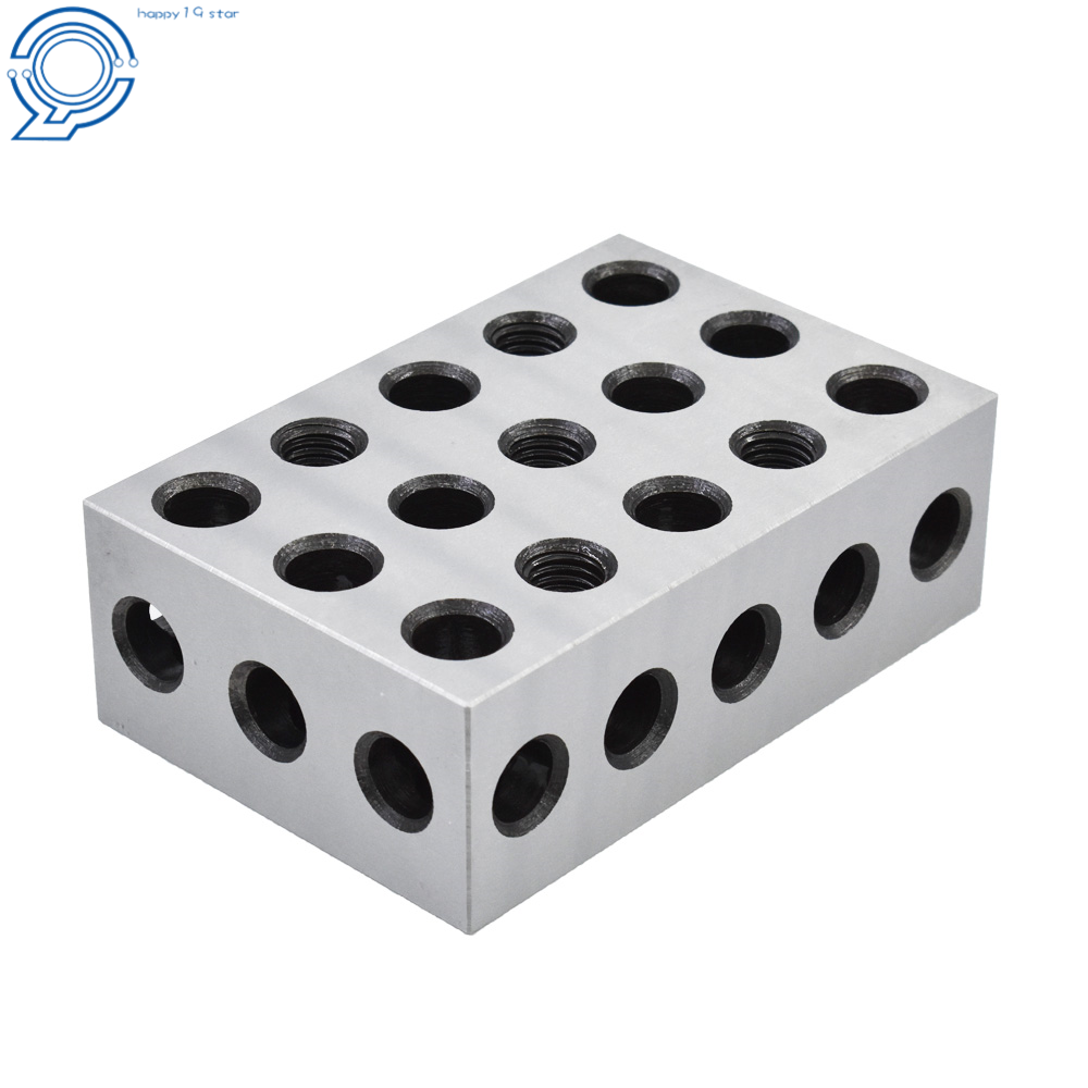 2-4-6 Blocks 23 Holes Matched Pair Ultra Precision Machinist 246 Jig 2"x 4"x 6"