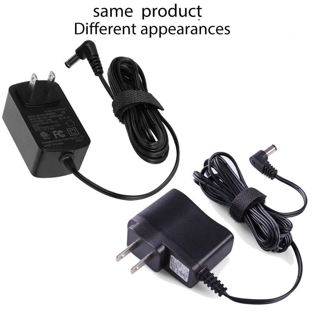 9V Power Supply Adapter for Guitar Effect Padals Tip Center Negative 5.5 x 2.1mm