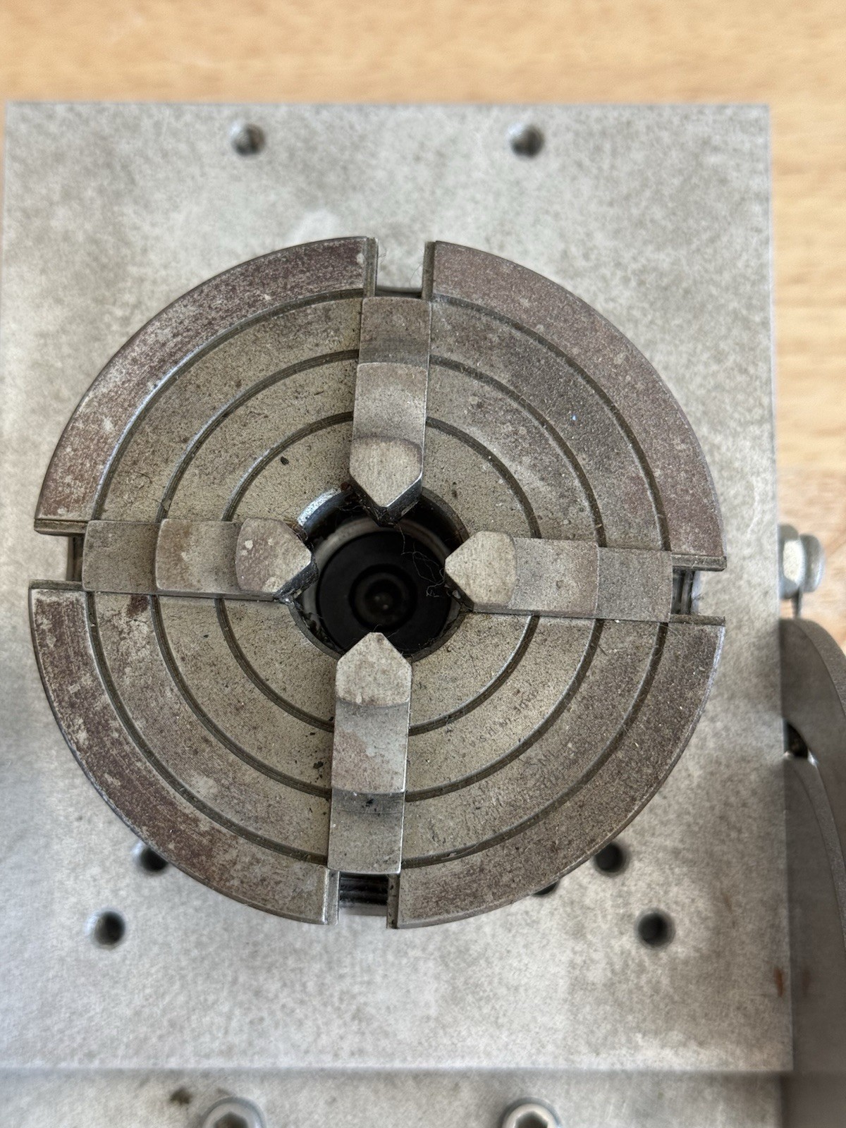 Sherline 3750 Tilting Angle Table Sine Plate for Milling Vise With 4 Jaw Chuck