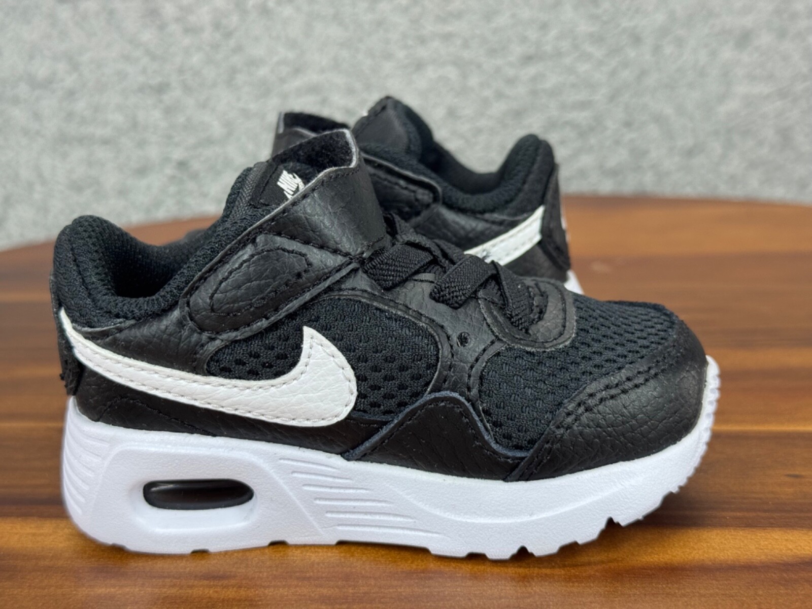 Nike Toddler's Air Max SC Shoe Size 2C Black White Unisex Sneaker Athletic Shoes