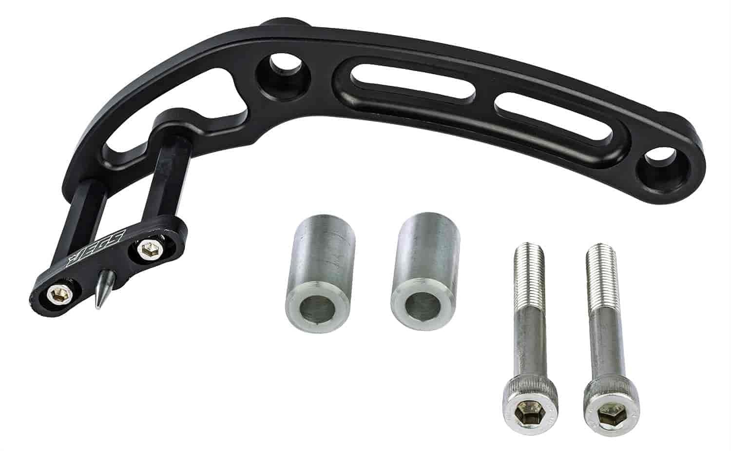 JEGS 51298 Adjustable Timing Pointer GM LS Engines Fits 7.500 in. Balancer Black