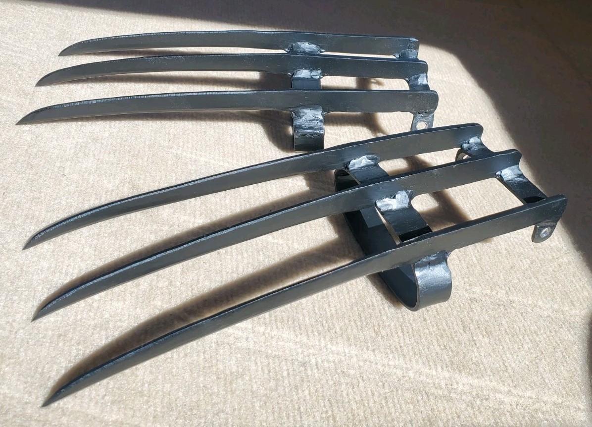 Handforged Ninja Martial Art Ghost Tengu 3 Blade Tekko Kagi Claws