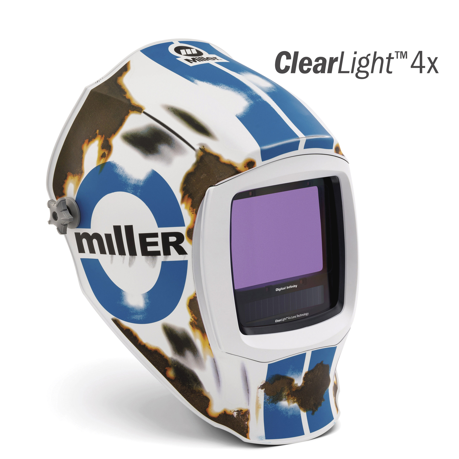 Miller 296782 Digital Infinity Auto Darkening Helmet w/ClearLight 4x Lens, Relic