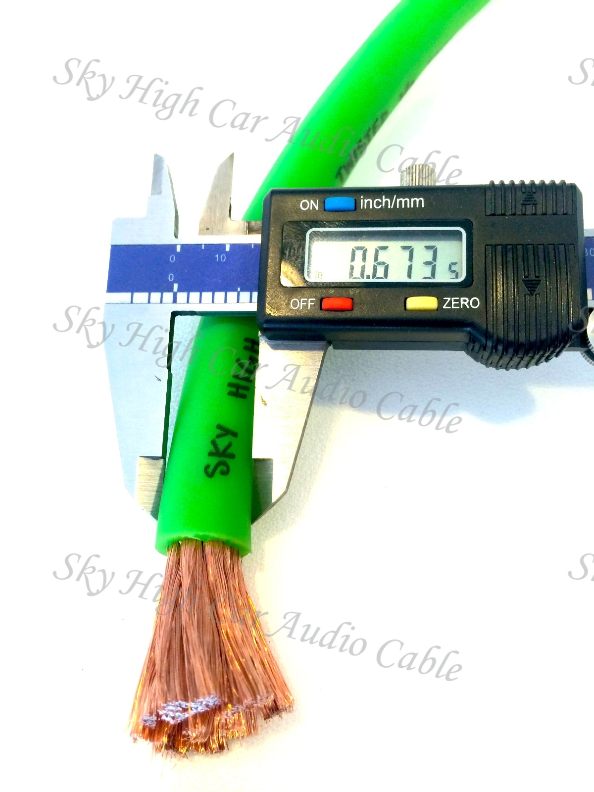 Sky High Oversized 1/0 Gauge OFC AWG Big 3 Upgrade RED/BLACK Electrical Wiring