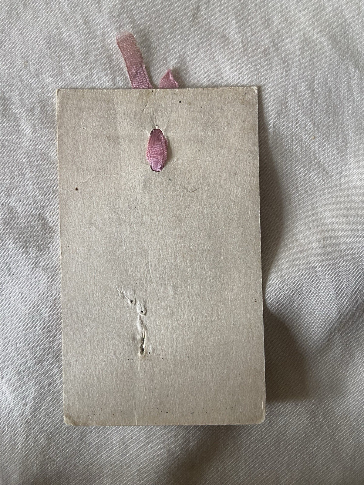 Vintage Saint Frances Xavier Cabrini Piece of Raiment Relic Reliquary