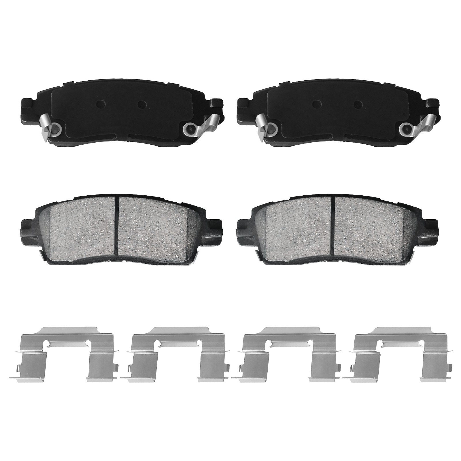 Front Rear Drilled Rotors Brake Pads for 2002 - 2005 Chevy Trailblazer GMC Envoy