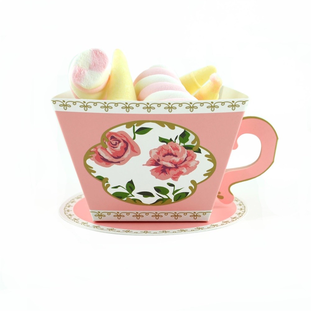 10/50/100Pcs Tea Pot Sweet Candy Gift Boxes Christmas Wedding Party Favour Bag